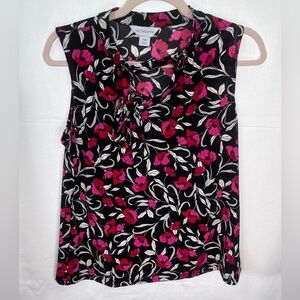 Liz Claiborne Floral Sleeveless Blouse NWT Size PM